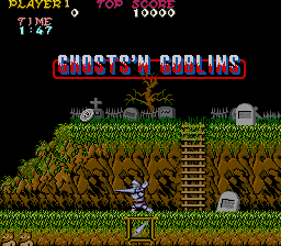 Ghosts 'n Goblins - title